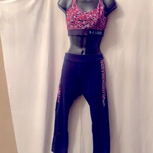 Under Armour 2 piece workout set